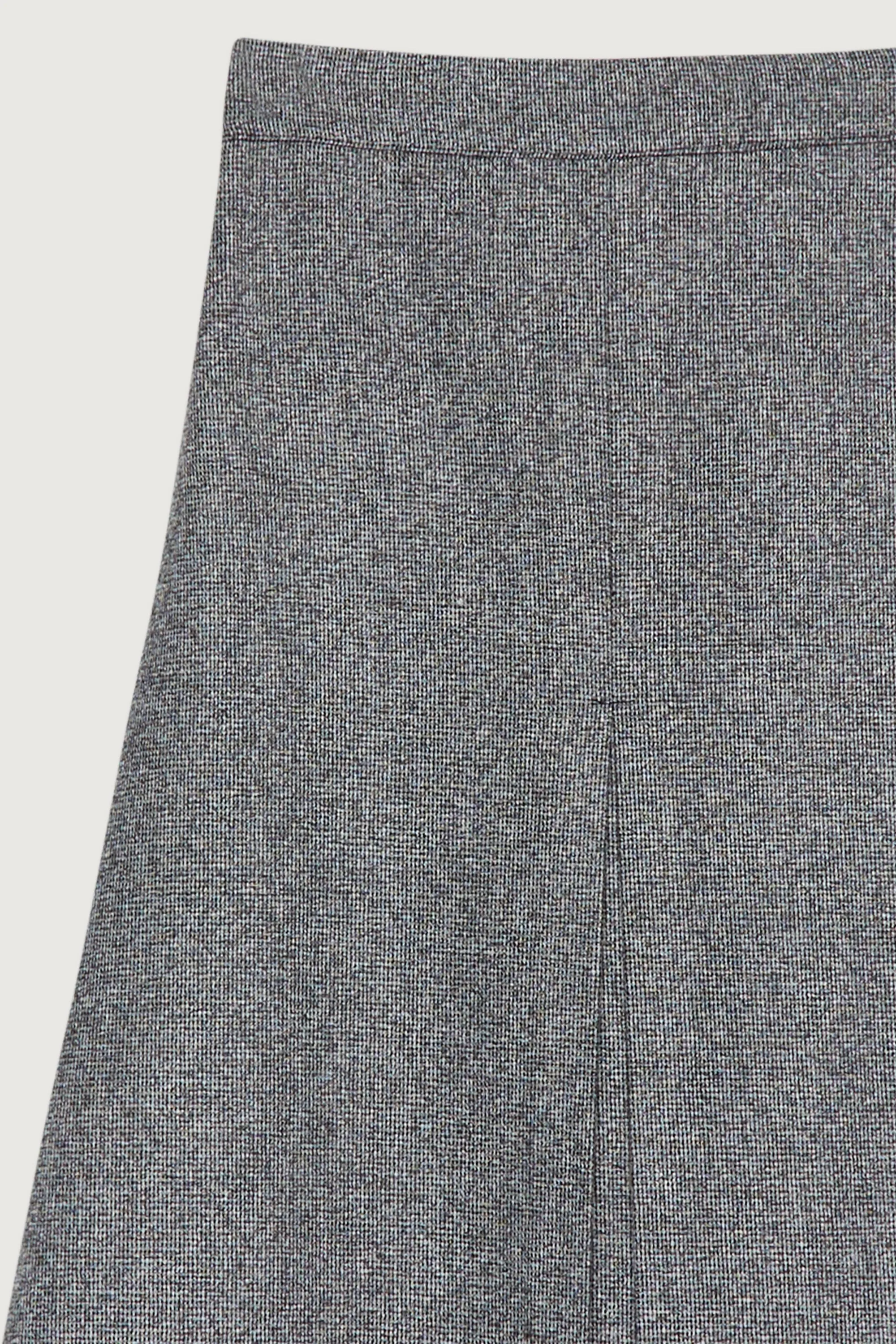 WOOL BLEND MIDI SKIRT